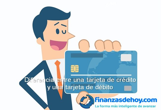 diferencia entre una tarjeta de crédito y una tarjeta de débito