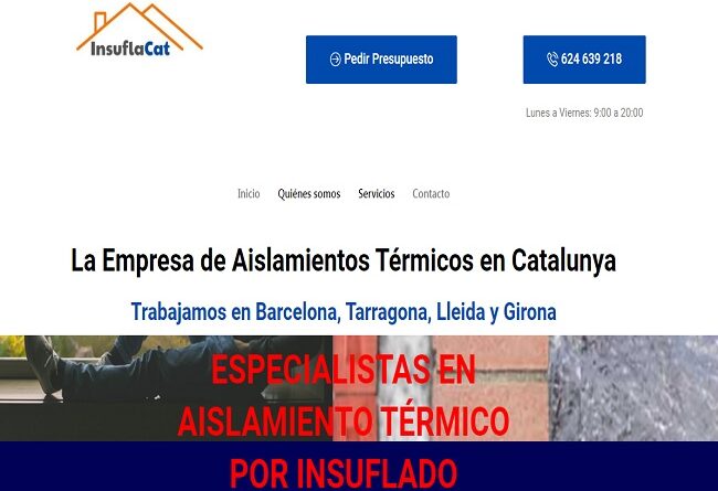 aislamiento insuflado Barcelona