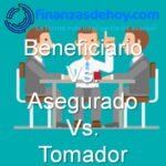 Diferencia entre beneficiario, asegurado y tomador de un seguro