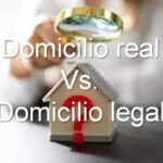 Diferencia entre domicilio real y domicilio legal