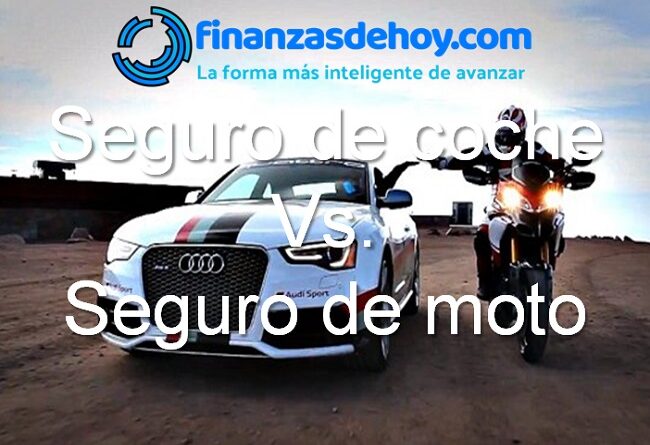 Diferencia entre seguro de coche y seguro de moto