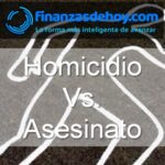 Diferencia entre homicidio y asesinato