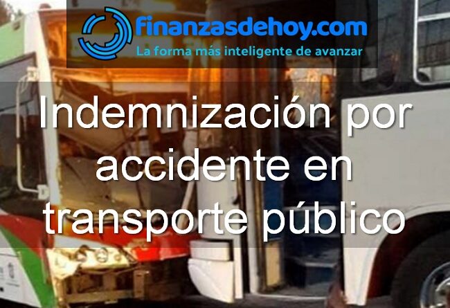 indemnización por accidente en transporte público