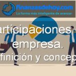 Participaciones de empresa definición qué es concepto