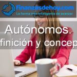 Autónomos qué es definición concepto