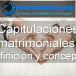 capitulaciones matrimoniales qué es definición concepto