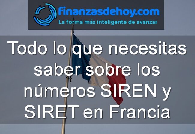 qué son los números SIREN y SIRET en Francia