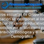 Cuatro escuelas de Grupo Inenka Formación se incorporan al listado oficial de centros educativos reconocidos por el Ministerio para la Transición Ecológica y el Reto Demográfico