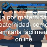 cómo tramitar fácilmente online la baja por maternidad y paternidad