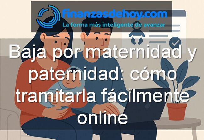 cómo tramitar fácilmente online la baja por maternidad y paternidad