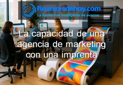 La capacidad de una agencia de marketing con una imprenta