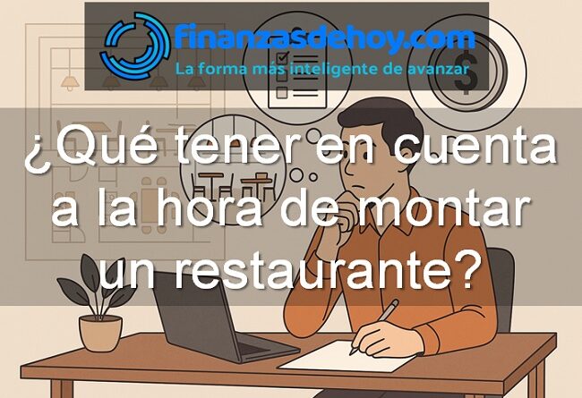 qué tener en cuenta a la hora de montar un restaurante