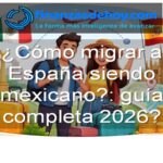 cómo migrar a España siendo mexicano