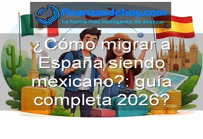 cómo migrar a España siendo mexicano