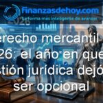 Derecho mercantil en 2026: el año en que la gestión jurídica dejó de ser opcional